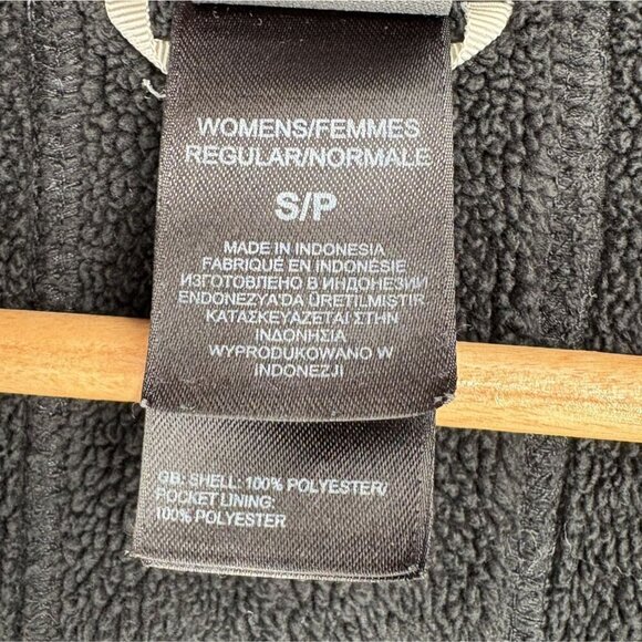 The North Face Womens Full-Zip Fleece Jacket Size S Black Outdoor Camping Hiking - Picture 7 of 11